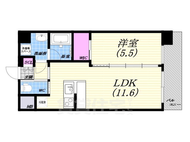 プレジオさくら夙川の間取り