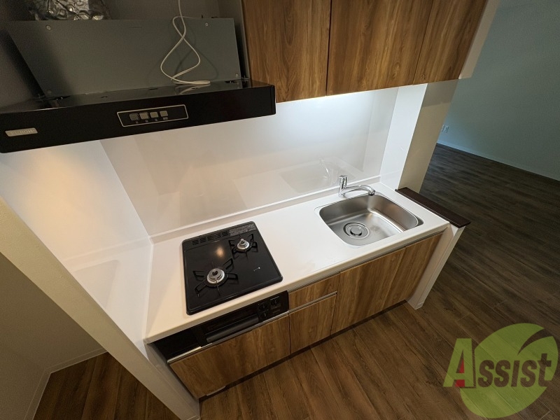 キッチン　システムキッチンなので、すぐお料理に使えます！