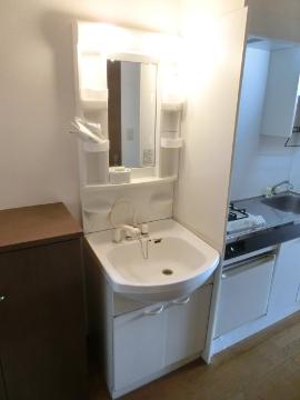 パルコート若園　洗面設備　洗髪洗面化粧台