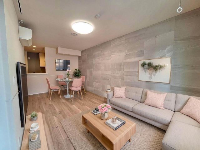 居室・リビング　CG家具のため実際は家具が付きません