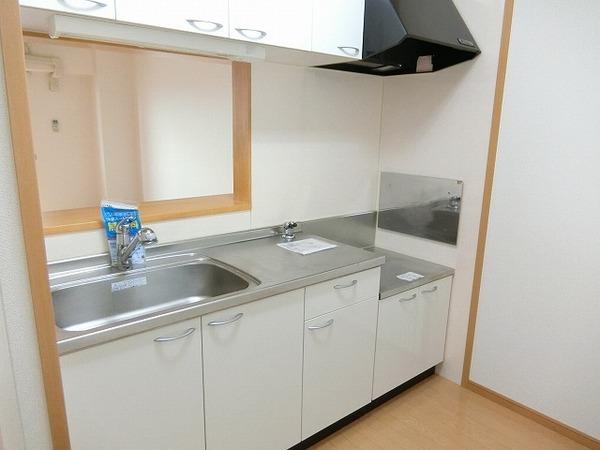 キッチン　ガスコンロ設置可！