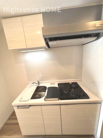 キッチン　コンパクトなキッチンで掃除もラクラク