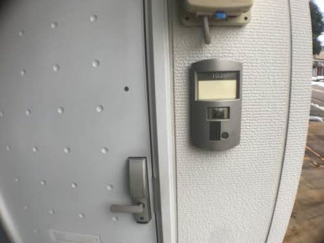 セキュリティ　カラーモニタ付ドアホン