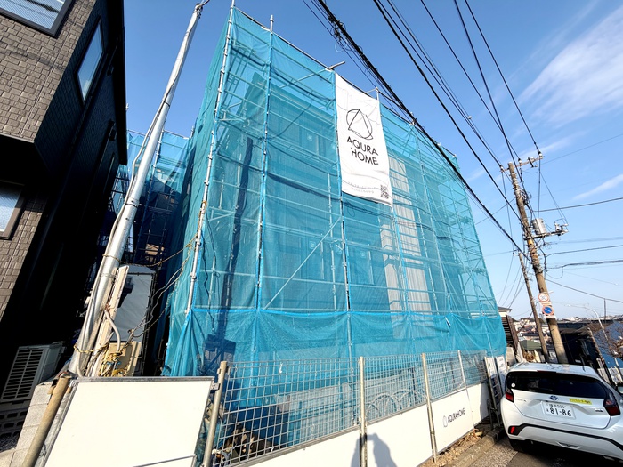 建物外観　建築中