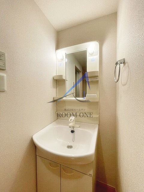 洗面設備　洗面台です。