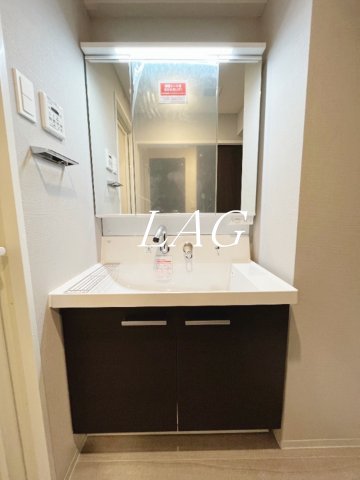 洗面設備　洗面台です。