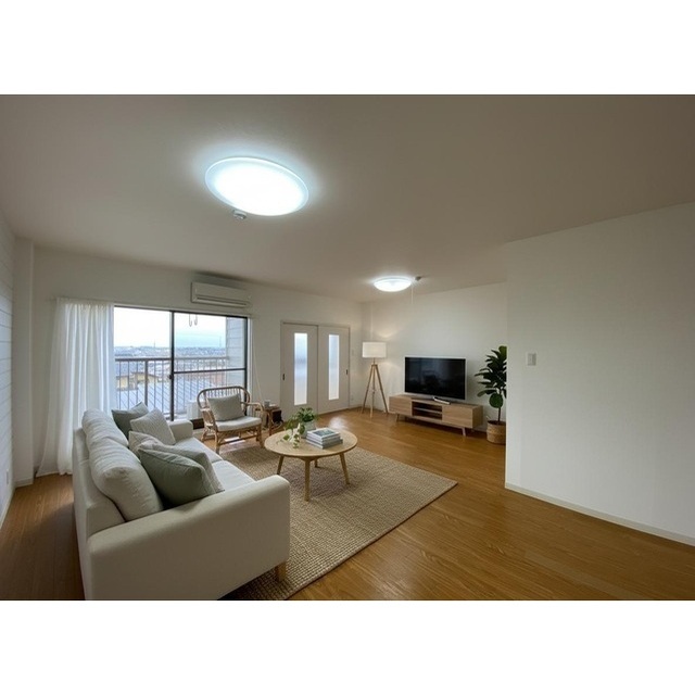 居室・リビング　ＬＤＫ　※ＡＩ生成による家具配置イメージ