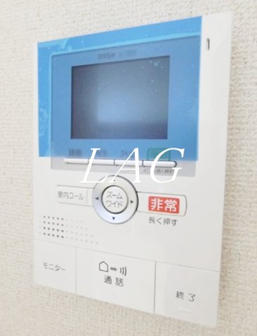 セキュリティ　モニター付きインターフォンです。