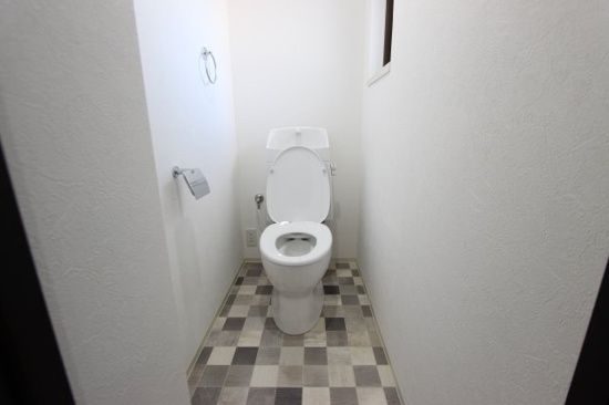 トイレ　ゆったりとした空間のトイレです