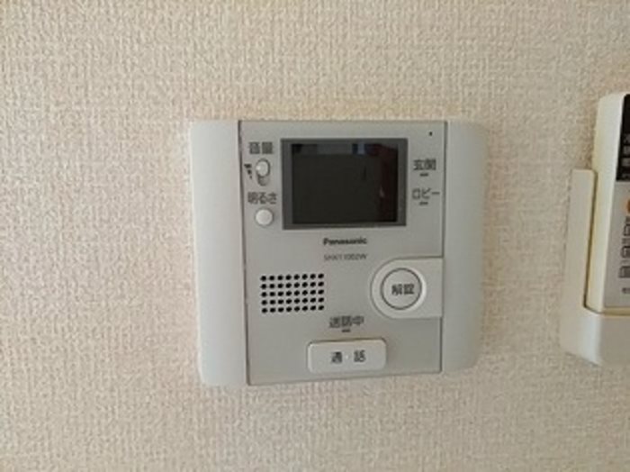セキュリティ　来訪者の姿を確認できます。