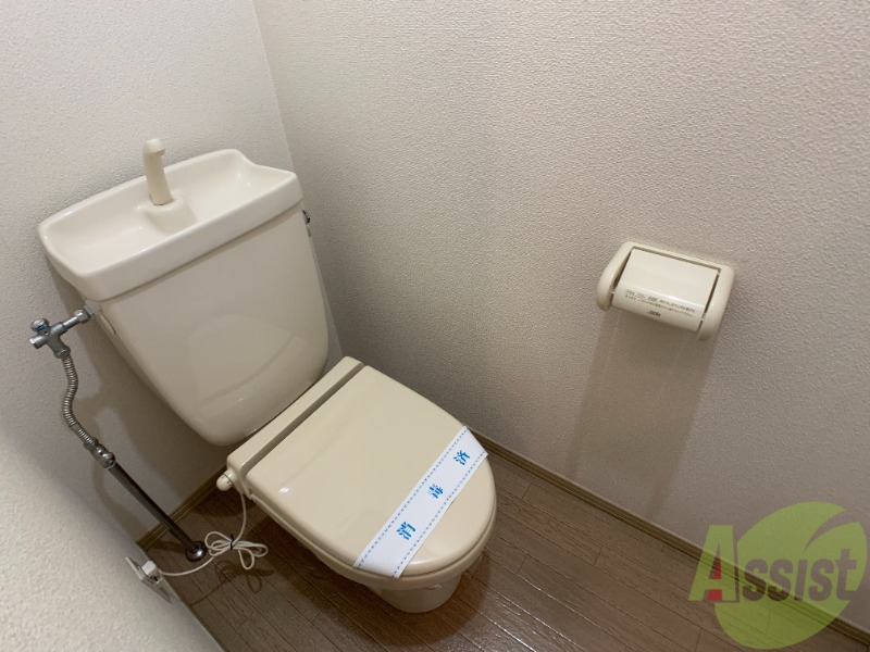 トイレ　シンプルなトイレです。毎日お世話になっています。