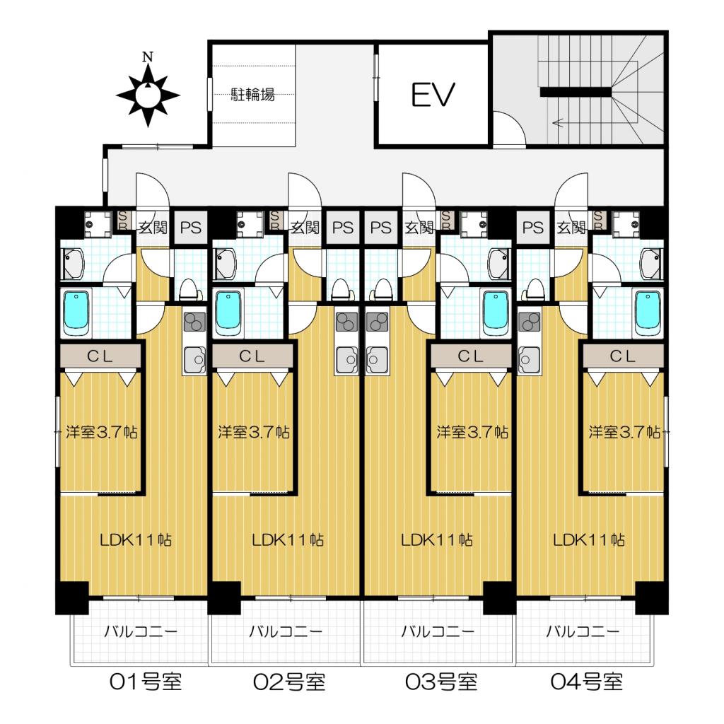 その他　5F 10F平面図