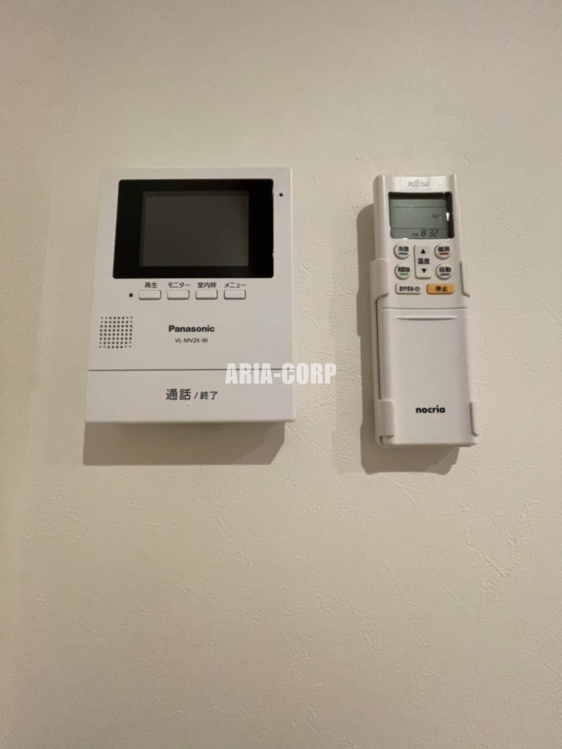 セキュリティ　録画機能付きTVモニターホンで外出時の訪問者も確認できます！