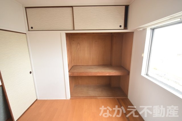 収納　大きなスペースがあり、収納には困りません