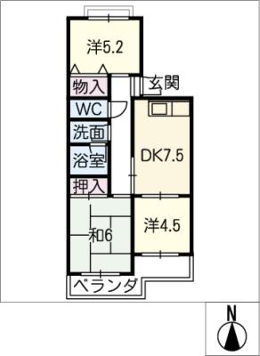 パークノヴァ貴船の間取り写真