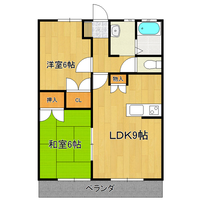 グリーンヒルズ久保台A棟の間取り写真