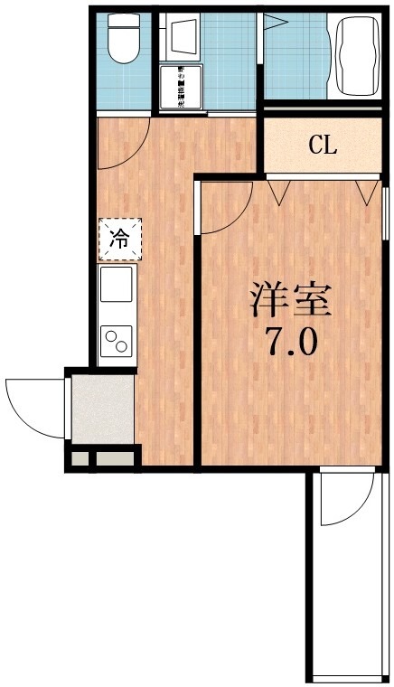 地下鉄四つ橋線 北加賀屋駅 徒歩10分 3階建 築4年の間取り写真