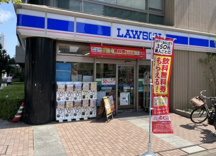 コンビニ　ローソン月島駅前店（コンビニ）まで188m