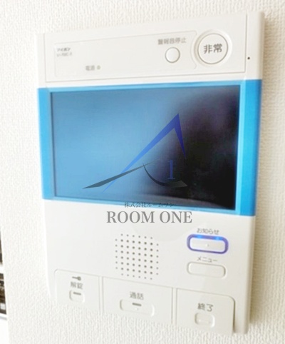 セキュリティ　モニター付きインターホンです。