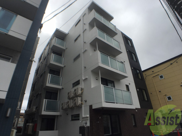 建物外観　札幌市中央区北１条東「プレシェルト札幌苗穂」