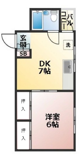 シャンティ―九条の間取り写真