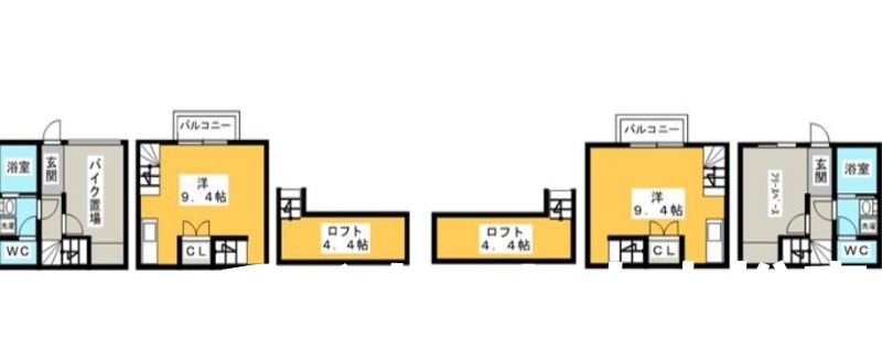 地下鉄七隈線 次郎丸駅 徒歩10分 2階建 築8年の間取り写真