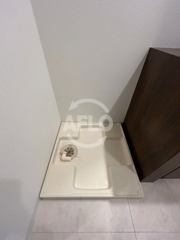 収納　アーバネックス上町台　洗濯パン