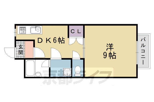 マンション西山の間取り写真