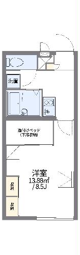 レオパレスルミエールＧＯＴＯＨの間取り