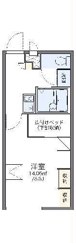 レオパレスネレイドIIの間取り