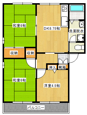 パストラル隅の浜Ｂ_間取り_0