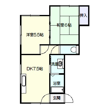 第二寿荘の間取り