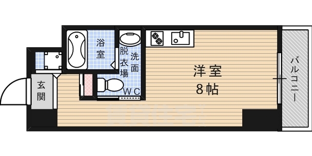 神戸市東灘区深江北町のマンションの間取り