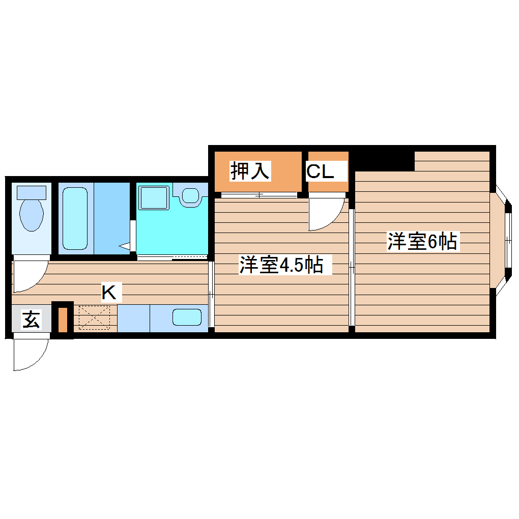 メゾン沢田の間取り