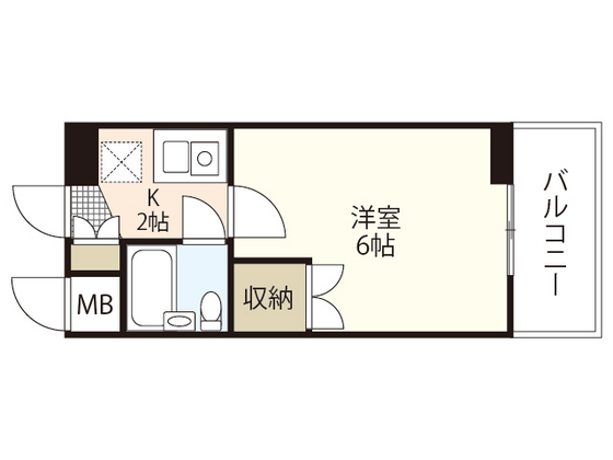 【広島市西区中広町のマンションの間取り】