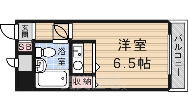 京都市伏見区深草泓ノ壺町のマンションの間取り