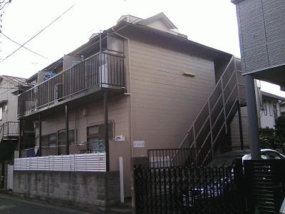 練馬区富士見台のアパートの建物外観