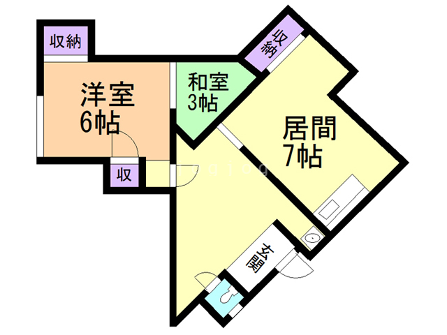 今井アパートの間取り