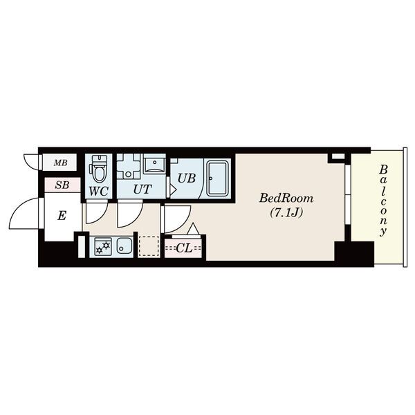 【S-RESIDENCE一宮駅前の間取り】