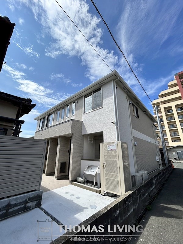 古賀市花見東のアパートの建物外観