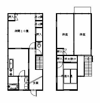 神奈川県横須賀市馬堀町１（一戸建）の賃貸物件の間取り