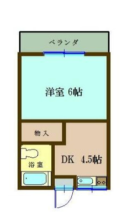 府中市是政のアパートの間取り