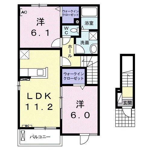 サン　ビレッジの間取り