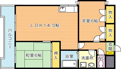 サンコーポ陣の原の間取り