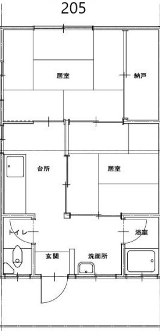 本町荘の間取り