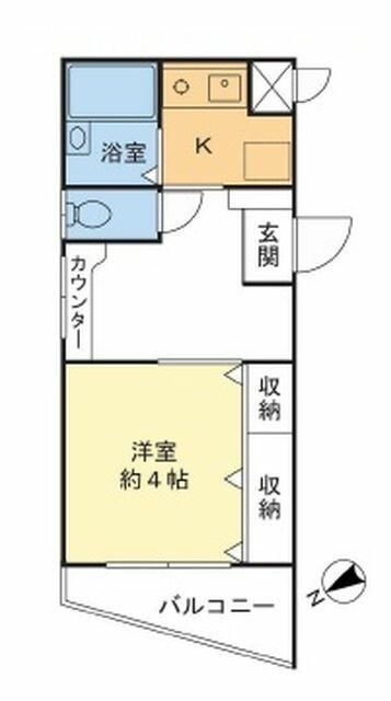 【田園マンション鮫洲の間取り】