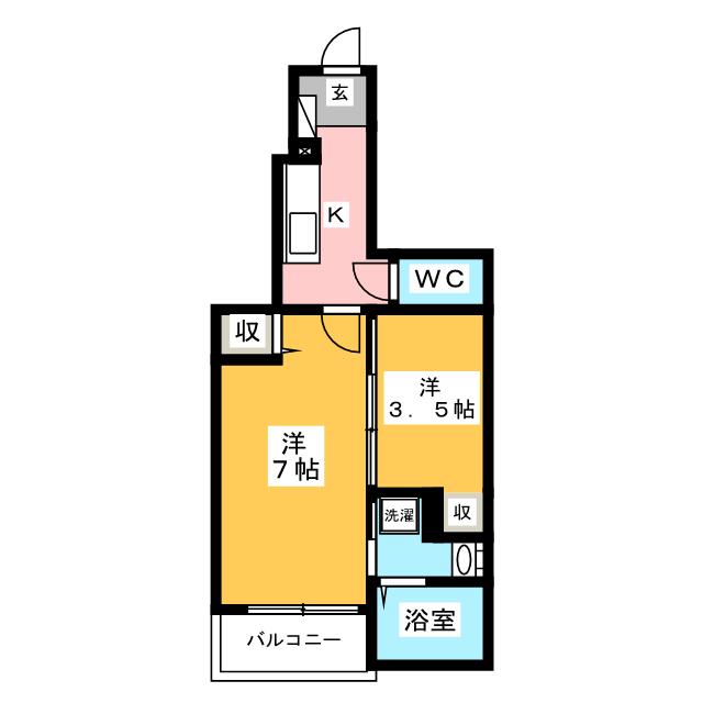 モデッサ向山の間取り