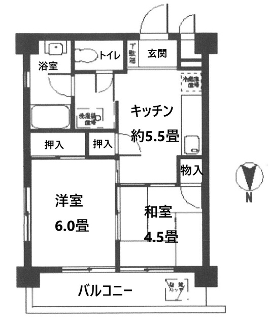 四谷スカイコーポの間取り