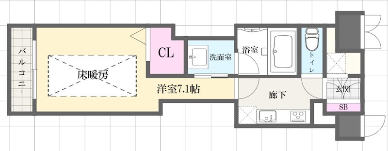 Ｊ－ｃｕｂｅ　ＫＯＢＥの間取り