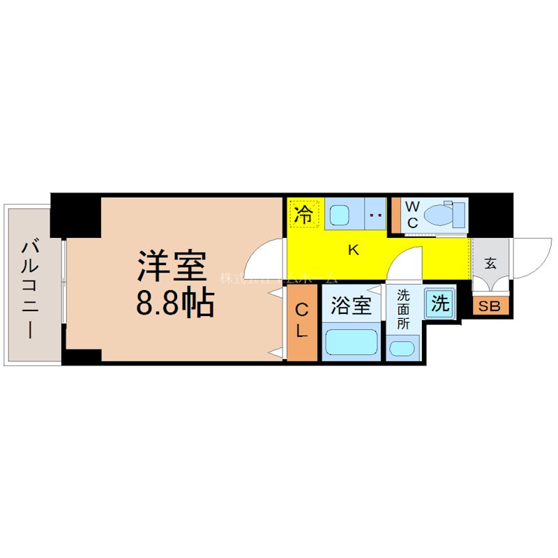 S-RESIDENCE東別院の間取り